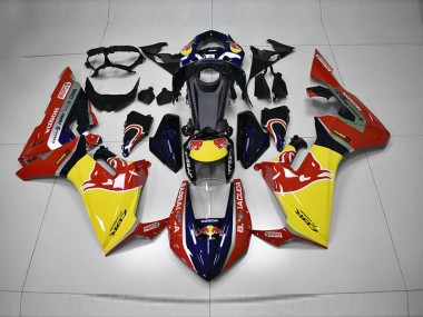 Carene Moto CBR 1000 RR 2017-2023 - Blu Giallo Rosso Red Bull