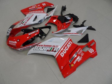 Carene Moto Ducati 848 1098 1198 2007-2014 - Arancia Bandiera 69