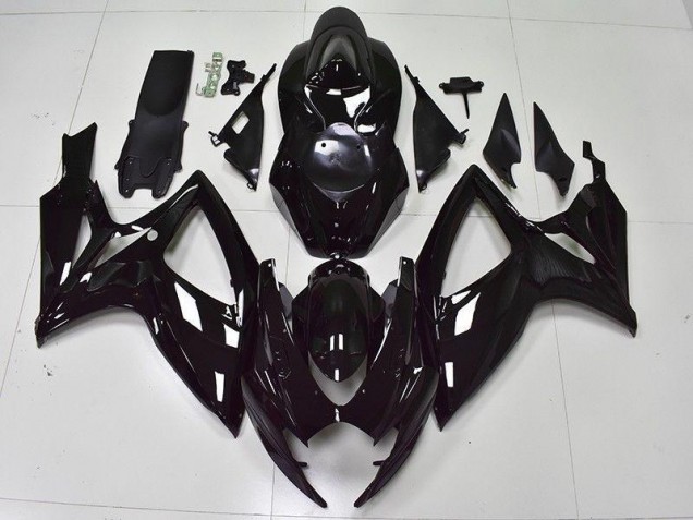 Carene Moto GSXR 600 / 750 K6 2006-2007 - Lucido Nero