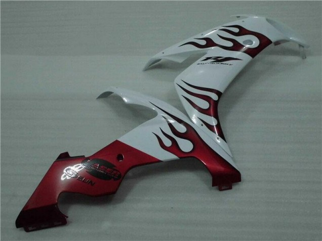 Carene Moto R1 2004-2006 - Bianco Rosso Fiamma