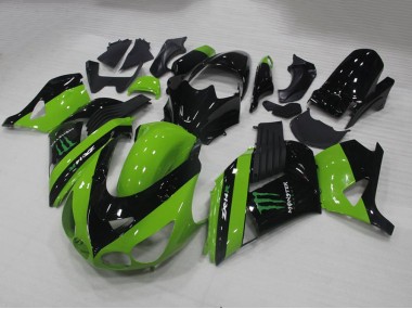 Carene Moto ZX14R ZZR 1400 2006-2011 - Verde Monster