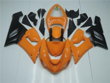 Carene Moto ZX6R 2005-2006 - Arancia Nero