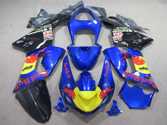 Carene Moto ZX6R 2005-2006 - Blu Red Bull Ninja