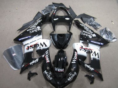 Carene Moto ZX6R 2005-2006 - Nero West Mobil Ninja 636