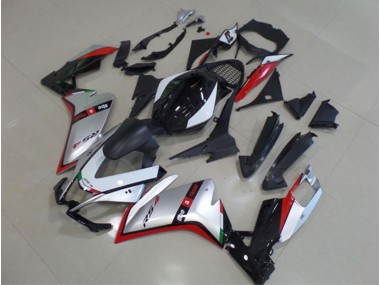 Kits Carene Moto RS4 50 125 2011-2018 - Nero Argento Rosso