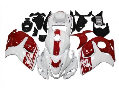 Plastica Moto GSXR 1300 Hayabusa 2008-2019 - Bianco Rosso